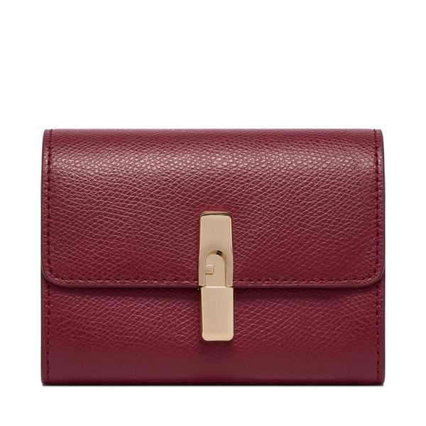 Portfel Furla. Czerwone portfele damskie Furla, bez wzorów. Za 609.99 zł.