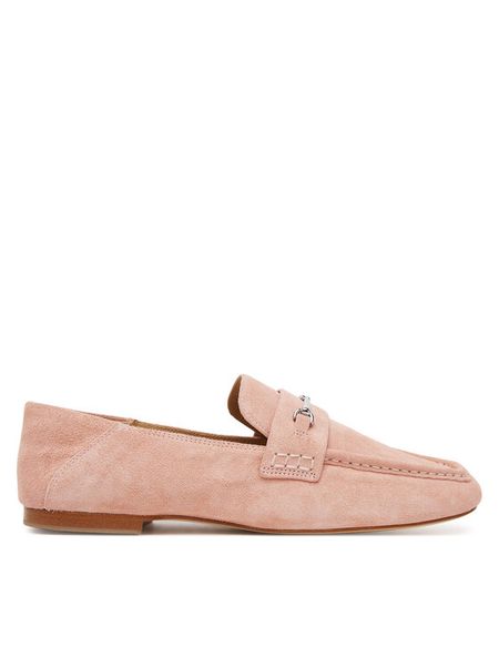 MICHAEL Michael Kors Mokasyny Lena Loafer 40S5LEFP1S Różowy. Czerwone mokasyny damskie MICHAEL Michael Kors, ze lnu. Za 399.99 zł.