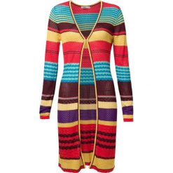 Desigual kardigan damski Jers Stripes XS wielokolorowy. Kardigany damskie Desigual, xs, bez wzorów, z materiału. W wyprzedaży za 314.00 zł.