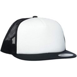 Czapka Piankowa Trucker. Białe czapki i kapelusze damskie FLEXFIT, bez wzorów. Za 51.99 zł.