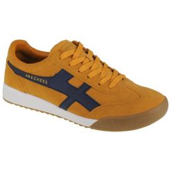 Buty sportowe Sneakersy męskie, Skechers Zinger-Manchego. Żółte buty sportowe męskie Skechers, bez zapięcia. Za 359.99 zł.