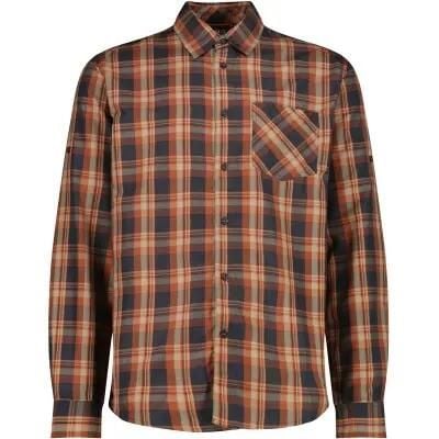 Cmp Koszula Męska 100% poliester - Man Shirt. Brązowe koszule męskie CMP, m, bez wzorów, z poliesteru, bez kołnierzyka, bez ramiączek. Za 192.00 zł.