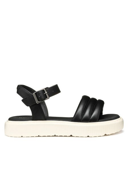 Geox Sandały J Kodette Gir J55DBA 000BC C9999 M Czarny. Czarne sandały dziewczęce Geox, ze skóry, bez zapięcia. Za 239.99 zł.