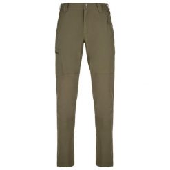 Męskie spodnie outdoor Kilpi TIDE-M. Brązowe spodnie sportowe męskie Kilpi, m, bez wzorów, z nylonu, outdoorowe. Za 277.46 zł.