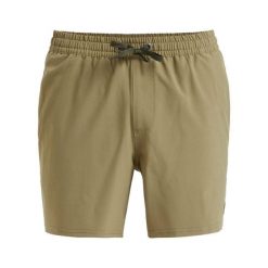 Szorty kąpielowe dla Mężczyzn SURFSILK SOLID 16" Beżowy. Brązowe krótkie spodenki sportowe męskie Quiksilver, m, bez wzorów, z elastanu. Za 199.99 zł.