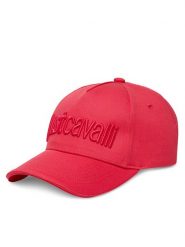Just Cavalli Czapka z daszkiem 78RAZK30 ZG192 Czerwony. Czerwone czapki i kapelusze damskie Just Cavalli, bez wzorów, z bawełny. Za 129.99 zł.