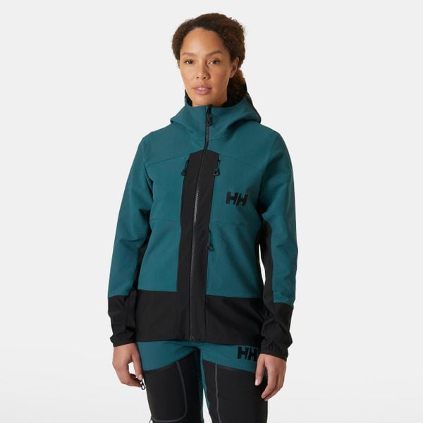 Damska wodoodporna kurtka z kapturem Helly Hansen Odin Bc Softshell. Zielone kurtki damskie Helly Hansen, bez wzorów, z softshellu, z kapturem. Za 1,333.00 zł.