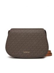 MICHAEL Michael Kors Torebka Lydia 30R5GL0M2B Brązowy. Brązowe listonoszki damskie MICHAEL Michael Kors, bez wzorów, ze skóry, bez dodatków. Za 819.99 zł.