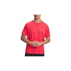 Koszulka T-Shirt Męski Treningowy Under Armour Szybkoschnący UA Tech. Czerwone t-shirty męskie Under Armour, m, bez wzorów, sportowe, bez kołnierzyka. Za 139.99 zł.