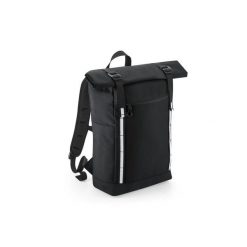 Plecak z zapięciem na rolowanie Quadra. Czarne plecaki damskie QUADRA, bez wzorów. Za 254.50 zł.