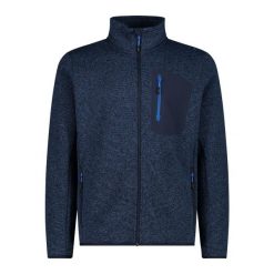 Bluza męska turystyczna CMP 34H2607. Niebieskie bluzy męskie CMP, m, bez wzorów, bez kaptura. Za 306.50 zł.