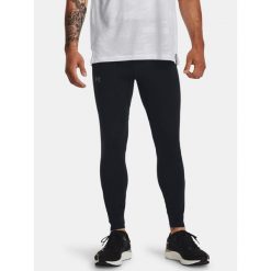 Legginsy do biegania męskie Under Armour Qualifier Elite. Czarne legginsy sportowe męskie Under Armour, m, bez wzorów, do biegania. Za 209.99 zł.