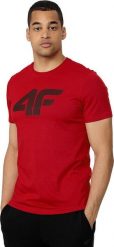 4f T-Shirt 4F H4L22-TSM353 62S H4L22-TSM353 62S czerwony S. Czerwone t-shirty męskie 4f, l, bez wzorów, bez kołnierzyka. Za 40.28 zł.