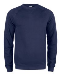 Clique Premium OC Roundneck blu granatowy bluza z bawełny organicznej – dark. Niebieskie bluzy męskie CLIQUE, m, bez wzorów, z bawełny, bez kaptura. Za 233.08 zł.