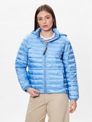 Tommy Hilfiger Kurtka puchowa WW0WW37264 Błękitny Regular Fit. Niebieskie kurtki damskie Tommy Hilfiger, m, bez wzorów, z puchu, bez kaptura. Za 789.99 zł.