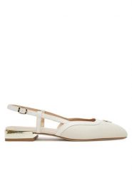 Aigner Baleriny Fashion Saskia 18A 1251090 Biały. Białe baleriny damskie Aigner, bez wzorów, ze skóry, bez obcasa. Za 849.99 zł.