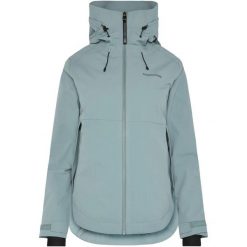 Damska kurtka z kapturem Didriksons Jennie 2. Niebieskie kurtki damskie Didriksons, bez wzorów, z kapturem. Za 828.30 zł.