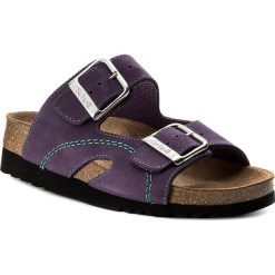 Klapki SCHOLL - Moldava Wedge Ad F27131 2177 350 Purple/Mint. Fioletowe klapki damskie Scholl, z nubiku. W wyprzedaży za 209.00 zł.
