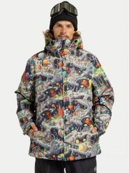 DC Shoes Kurtka narciarska Basic Print ADYTJ03097 Kolorowy Regular Fit. Kurtki snowboardowe męskie DC Shoes, l, bez wzorów, z syntetyku, bez kaptura, narciarskie. Za 579.99 zł.