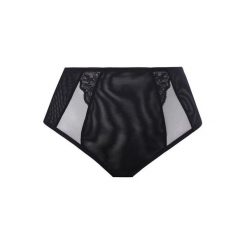 Figi damskie Elomi Brianna. Czarne bokserki damskie ELOMI, xl, bez wzorów, z koronki. Za 173.00 zł.