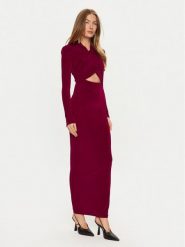 Bardot Sukienka wieczorowa Reno 58742DB Czerwony Slim Fit. Czerwone sukienki damskie Bardot, l, bez wzorów, z syntetyku, wizytowe, bez kołnierzyka, bez ramiączek. Za 349.99 zł.