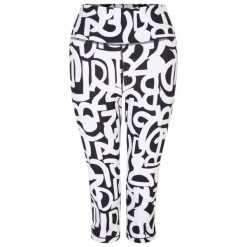 Legginsy Damskie Influential Graffiti 3/4. Białe legginsy damskie Dare 2b, bez wzorów. Za 57.99 zł.