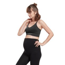 Biustonosz damski Reebok Medium-Impact Maternity. Czarne obuwie sportowe damskie Reebok, bez wzorów, na fitness i siłownię. W wyprzedaży za 157.65 zł.
