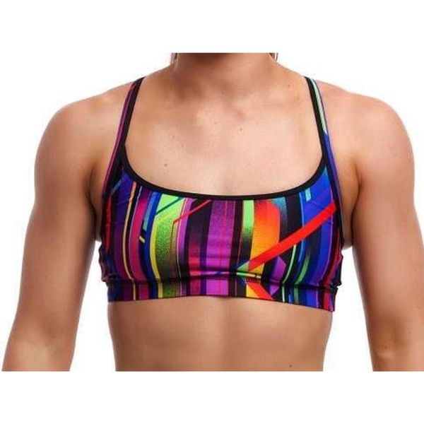 Strój dwuczęściowy Funkita Sports Top Baby Beamer - góra od bikini. Bikini damskie FUNKITA, m, bez wzorów. Za 109.00 zł.