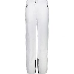 Spodnie narciarskie damskie CMP 3W18596N. Białe spodnie materiałowe damskie CMP, na jesień, m, bez wzorów, z elastanu, sportowe, narciarskie. Za 459.99 zł.