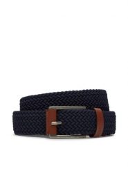 Pepe Jeans Pasek Męski Dylan Belt PM021023 Granatowy. Niebieskie paski damskie Pepe Jeans, bez wzorów, z jeansu. Za 129.99 zł.