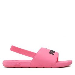 Sandały Puma. Czerwone sandały dziewczęce Puma, bez zapięcia. Za 89.99 zł.