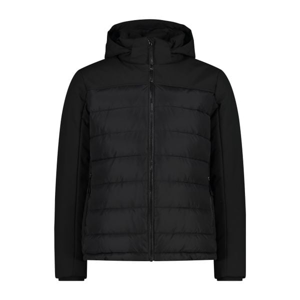 Kurtka męska turystyczna CMP 34K0147. Czarne kurtki męskie CMP, m, bez wzorów, z puchu, z kapturem. Za 519.00 zł.