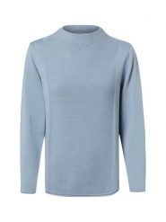 Marie Lund bluzka z dzianiny Kobiety Bawełna (100%) niebieski, XXL. Niebieskie bluzki damskie Marie Lund, xxl, bez wzorów, z bawełny, eleganckie, bez kołnierzyka, bez ramiączek. Za 299.95 zł.