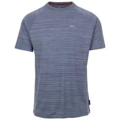 T-shirt Trespass Leecana. Niebieskie t-shirty męskie Trespass, l, bez wzorów, z materiału, klasyczne, bez kołnierzyka. Za 65.70 zł.