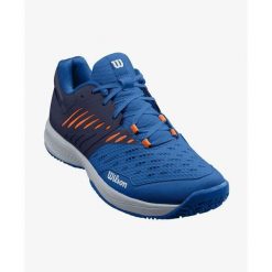Buty tenisowe męskie Wilson Kaos Comp 3.0 classic. Niebieskie buty sportowe męskie Wilson, bez zapięcia, tenisowe. W wyprzedaży za 429.80 zł.