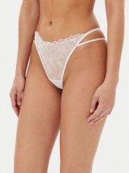 Hunkemöller Stringi Lauren 300904 Écru. Stringi damskie Hunkemöller, s, bez wzorów, z syntetyku. Za 39.99 zł.
