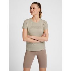 Damska bawełniana koszulka Hummel TE Cali. Czarne t-shirty damskie Hummel, s, bez wzorów, z bawełny, bez kołnierzyka. Za 219.50 zł.