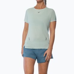 Koszulka do biegania damska Mizuno Tech Light Tee. Niebieskie koszulki sportowe damskie Mizuno, s, bez wzorów, z materiału, bez kołnierzyka, bez ramiączek, do biegania. Za 169.99 zł.
