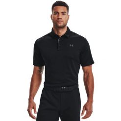 Polo Under Armour Tech. Czarne koszulki polo męskie Under Armour, m, bez wzorów, bez ramiączek. Za 216.00 zł.