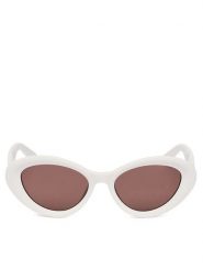 JENNY Okulary przeciwsłoneczne 4WF-014-SS25 Biały. Białe okulary przeciwsłoneczne damskie Jenny. Za 39.99 zł.