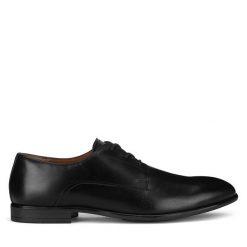 Półbuty Lasocki. Czarne eleganckie półbuty Lasocki, wizytowe, bez zapięcia. Za 229.99 zł.