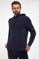 Sweter męski z kapturem PAUL&SHARK. Swetry przez głowę męskie PAUL&SHARK, l, bez wzorów, bez kołnierzyka. W wyprzedaży za 1,468.35 zł.
