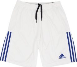 Spodenki męskie adidas MT19 Knitted Short białe DW6772 S. Białe krótkie spodenki sportowe męskie Adidas, m, bez wzorów. Za 149.19 zł.