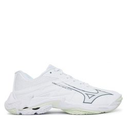 Buty halowe Mizuno. Białe obuwie sportowe damskie Mizuno, bez wzorów, mizuno wave. Za 689.99 zł.