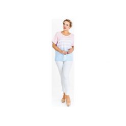 Lekki pastelowy sweter z krótkim rękawem. Swetry damskie marki Bird. Za 161.00 zł.