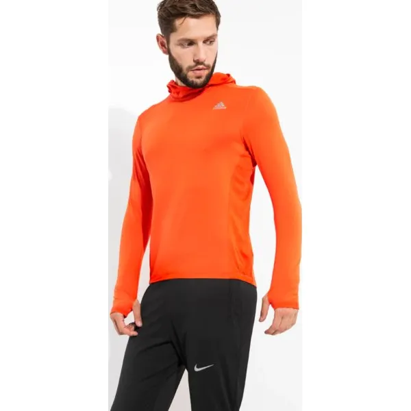 Adidas Bluza Rs Clima Hdie M , czerwony, rozmiar S. Czerwone bluzy męskie Adidas, m, bez wzorów, z materiału, z kapturem, do biegania, climawarm (adidas). W wyprzedaży za 169.99 zł.