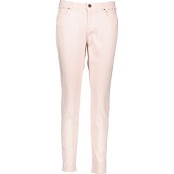 Dżinsy "Poppy" - Slim fit - w kolorze jasnoróżowym. Czerwone jeansy damskie NAF NAF, z standardowym stanem. W wyprzedaży za 99.95 zł.