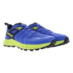 Trampki Męskie Bieganie TrailTalon. Niebieskie trampki męskie Inov-8, bez wzorów, bez zapięcia. Za 731.99 zł.