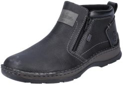 Rieker Shoes Czarne 41 (05357-00). Czarne buty sportowe męskie Rieker, bez zapięcia. Za 355.91 zł.