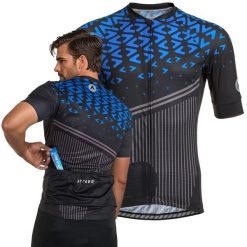 Koszulka rowerowa męska ATTABO Tevi. Czarne koszulki sportowe męskie ATTABO, m, bez wzorów, bez kołnierzyka, bez ramiączek, rowerowe. Za 79.99 zł.